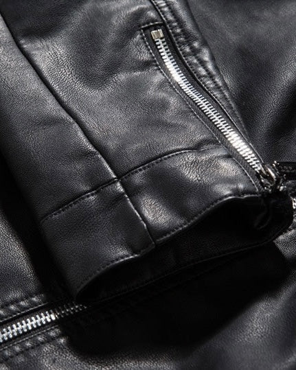 2H #801 Black Leather Jacket