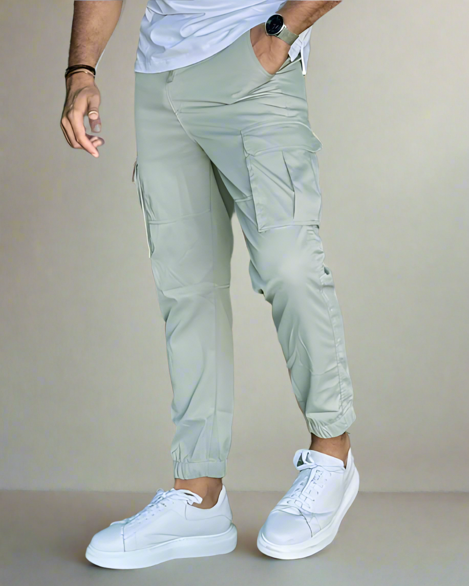 2H Cargo Light Green Slim Pant