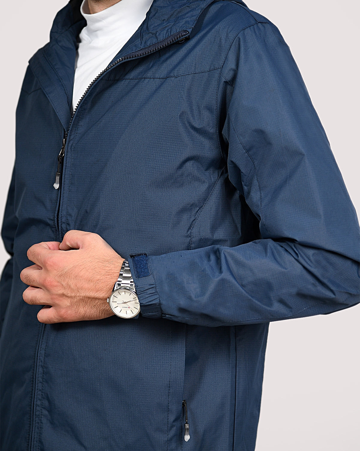 SALE! 2H Navy Hooded Lightweight Casual Jacket