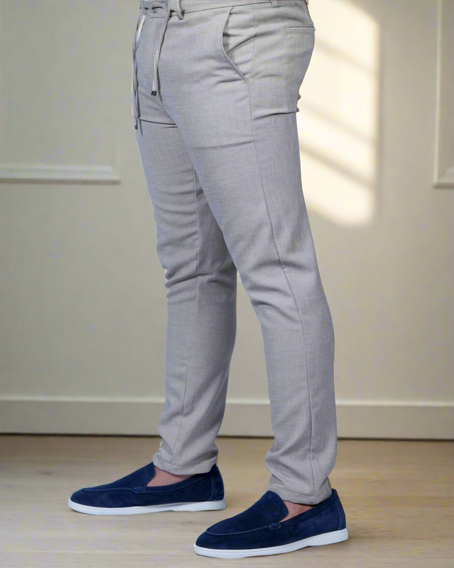2H pant Linen’s Look,with rope