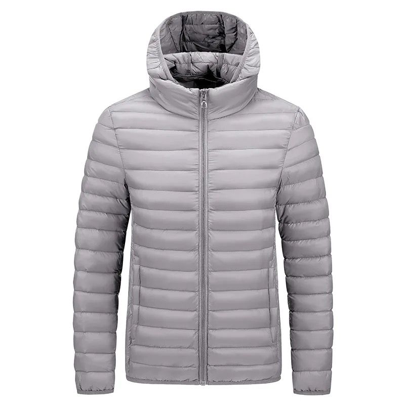 2H Gray Lightweight Puffer Jacket