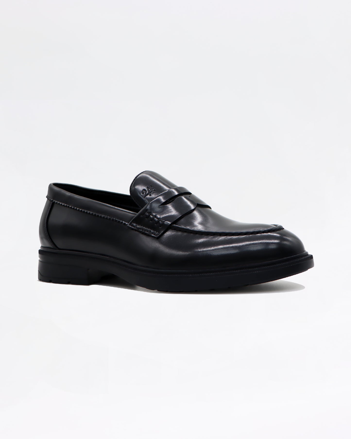 2H #1012 1001 1313 Black Formal shoes