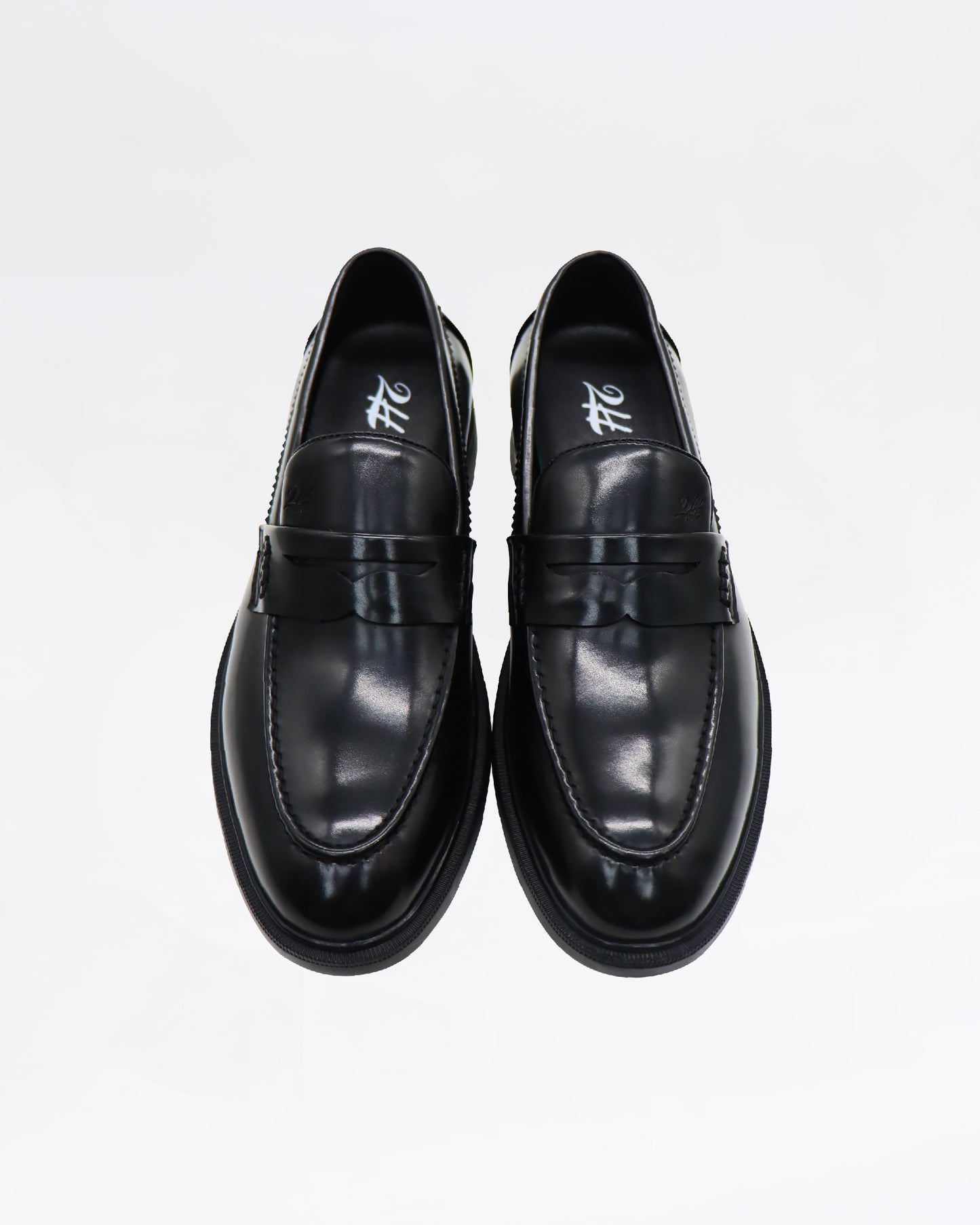 2H #1012 1001 1313 Black Formal shoes