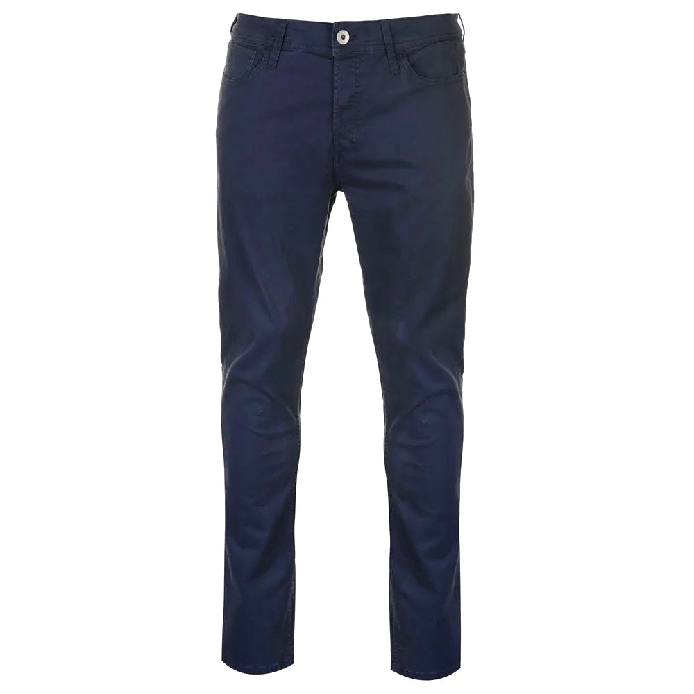 2H Navy Five Pockets Slim Pant