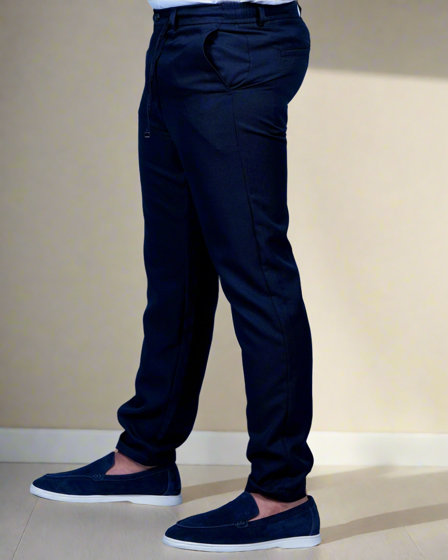 2H pant Linen’s Look,with rope