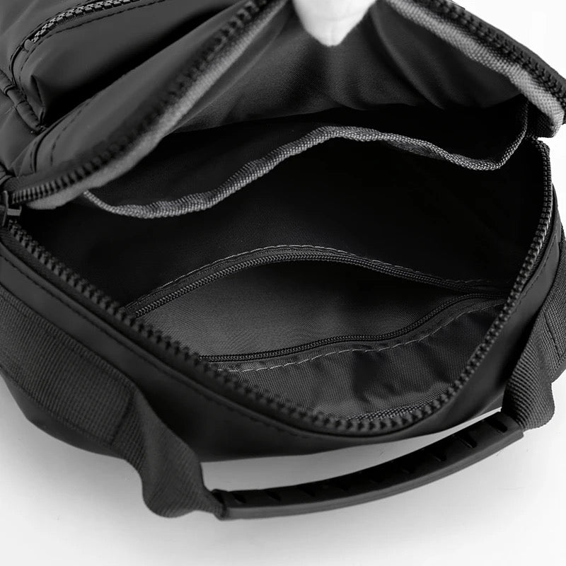 2H Black Waterproof Shoulder Bag