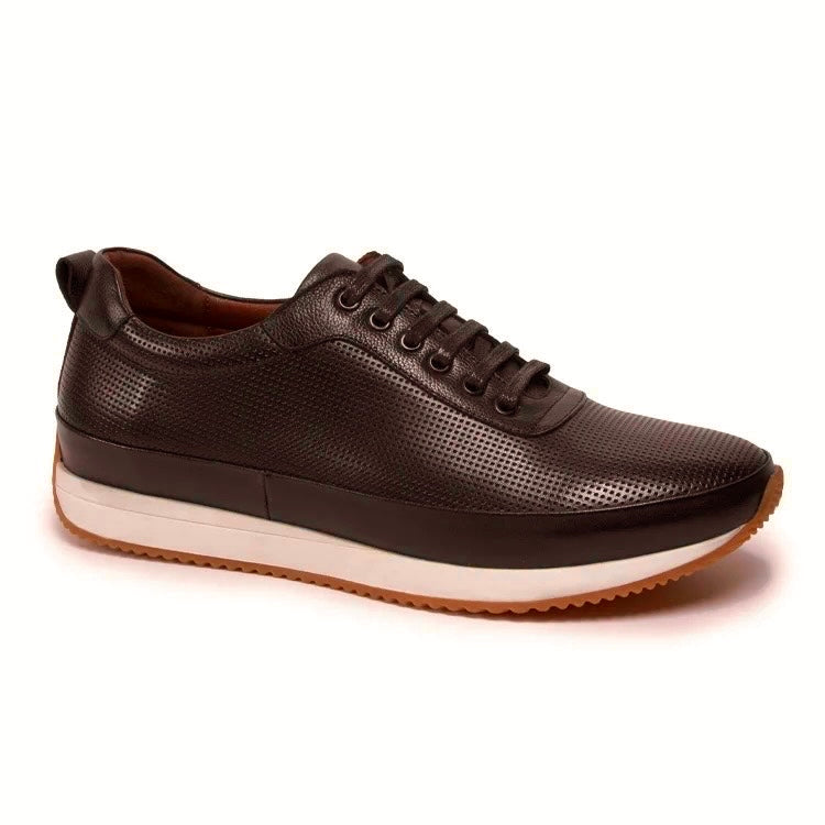 2H #B16024-131-522 Genuine Leather Brown Casual Shoes