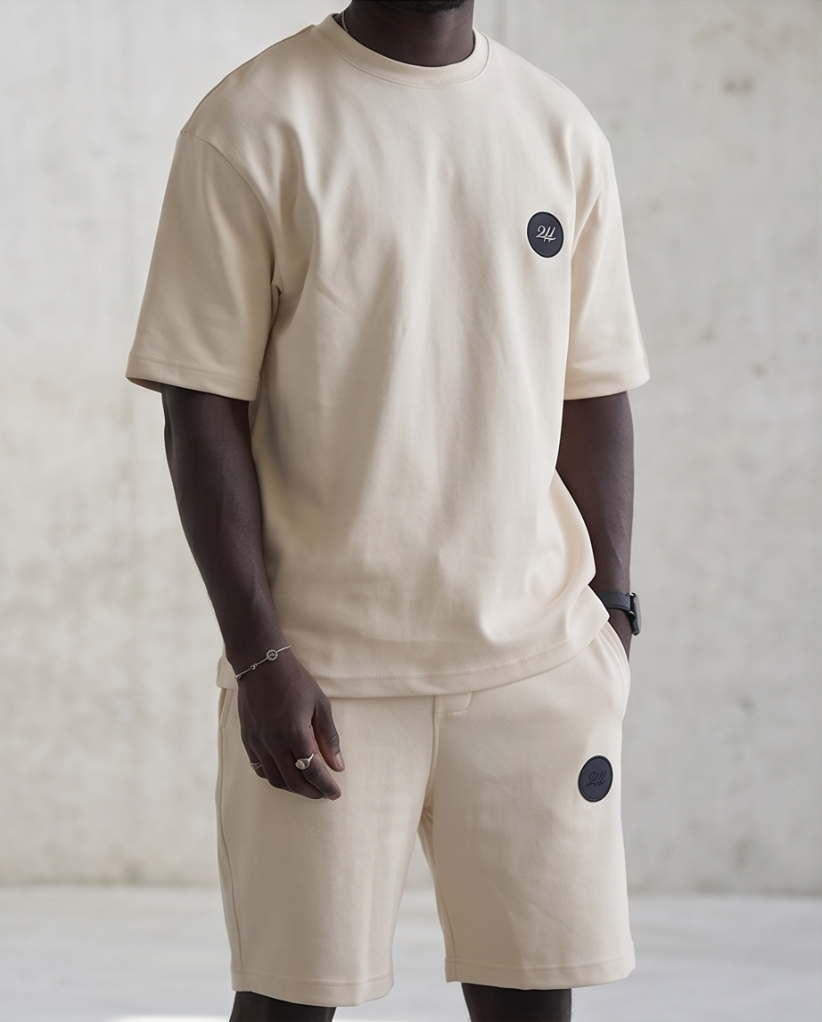 2H Beige Cotton Set