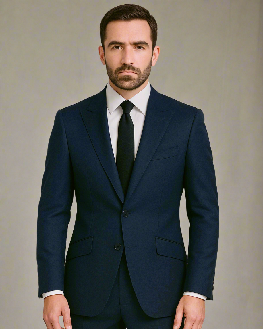 2H Navy Formal suit