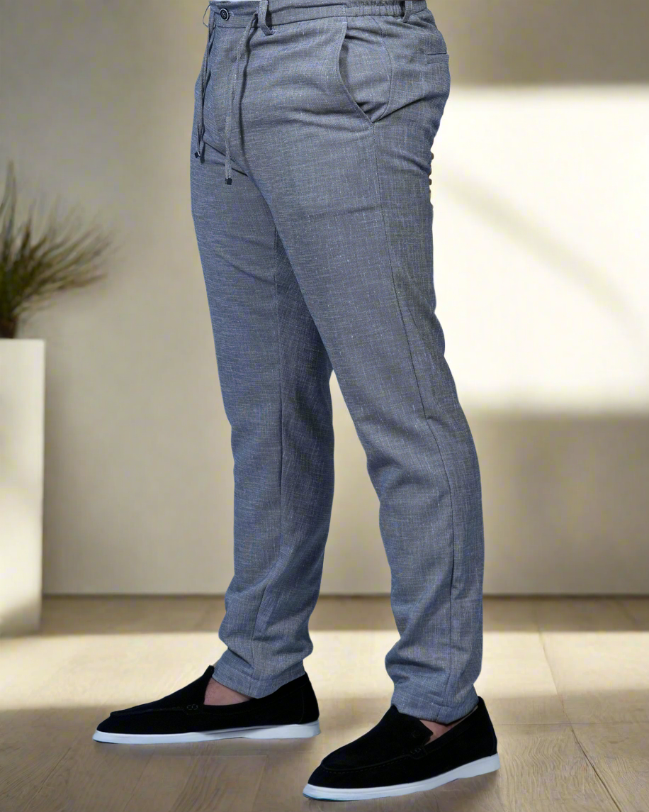 2H pant Linen’s Look,with rope