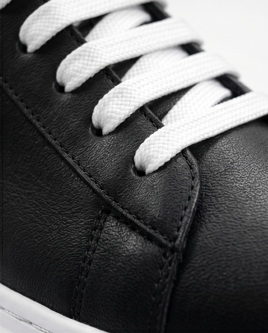 SALE! 2H #S8104-113 Genuine Leather Black Casual Shoes