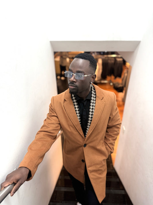 2H Beige Coat Jacket