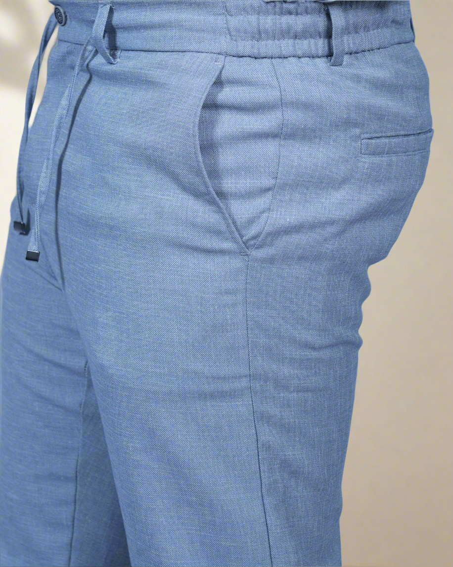 2H pant Linen’s Look,with rope