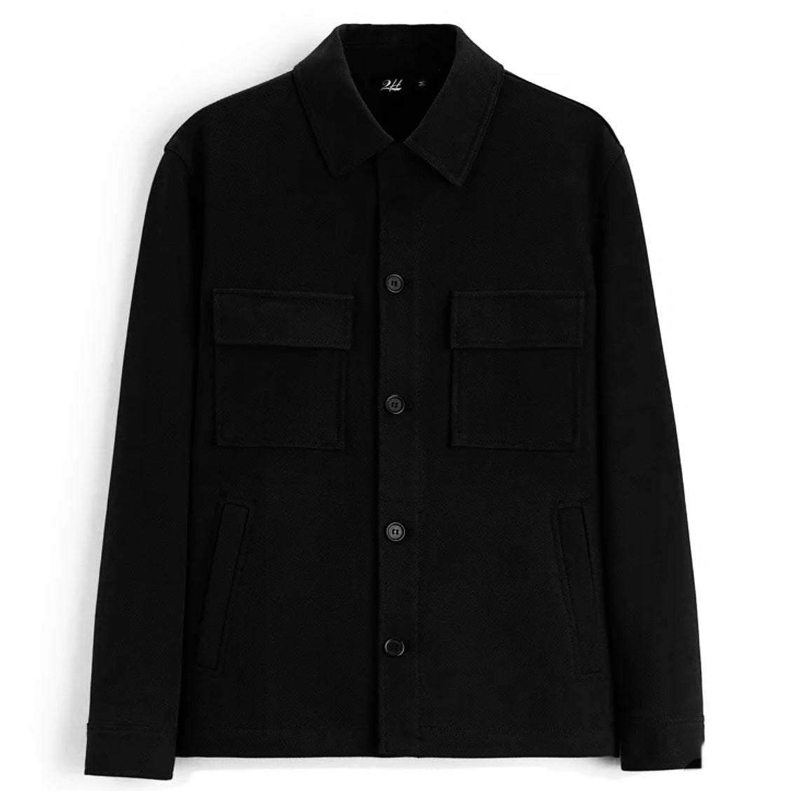SALE! 2H #8008 Black Lightweight Casual with Pockets Jacket