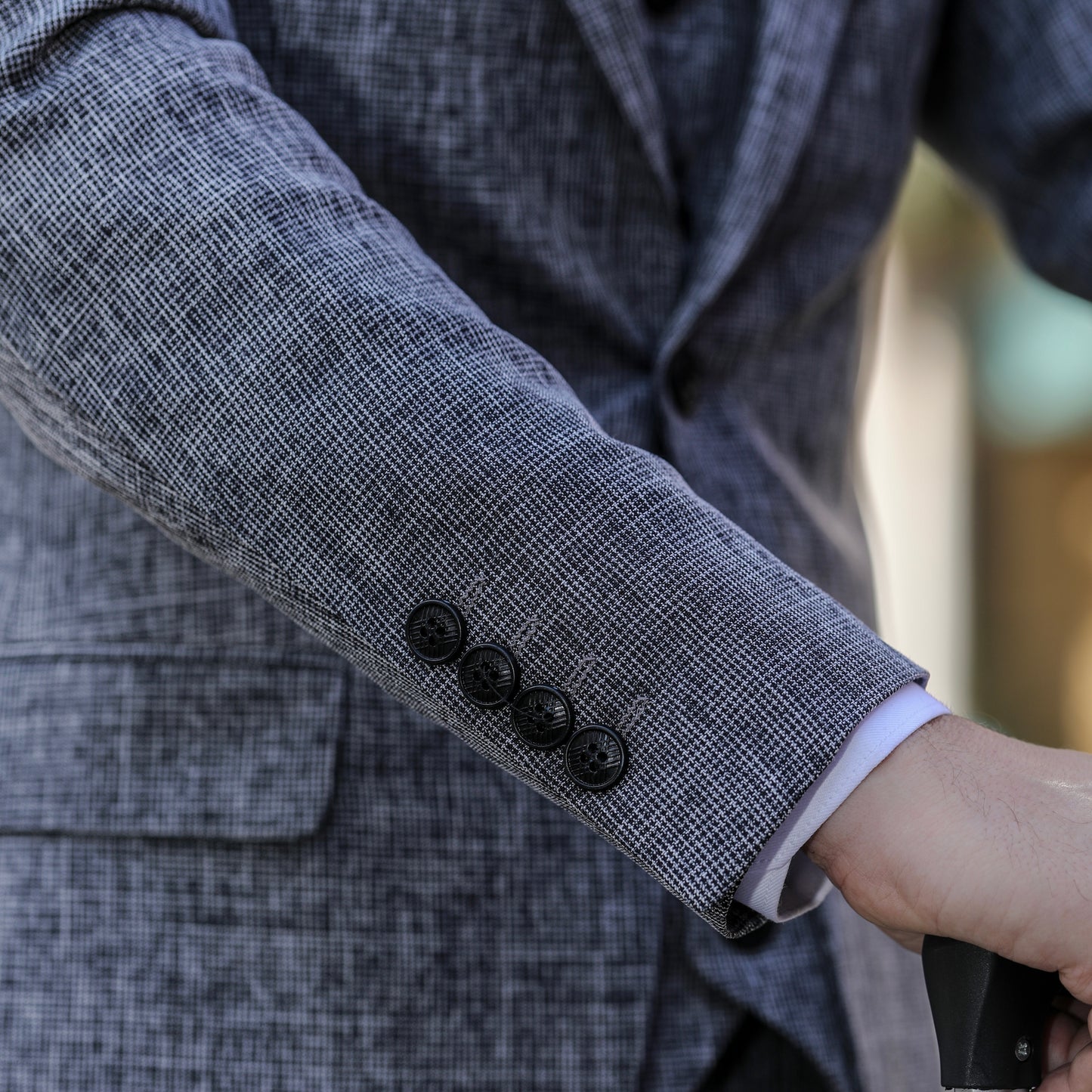 2H Gray Linen Suit