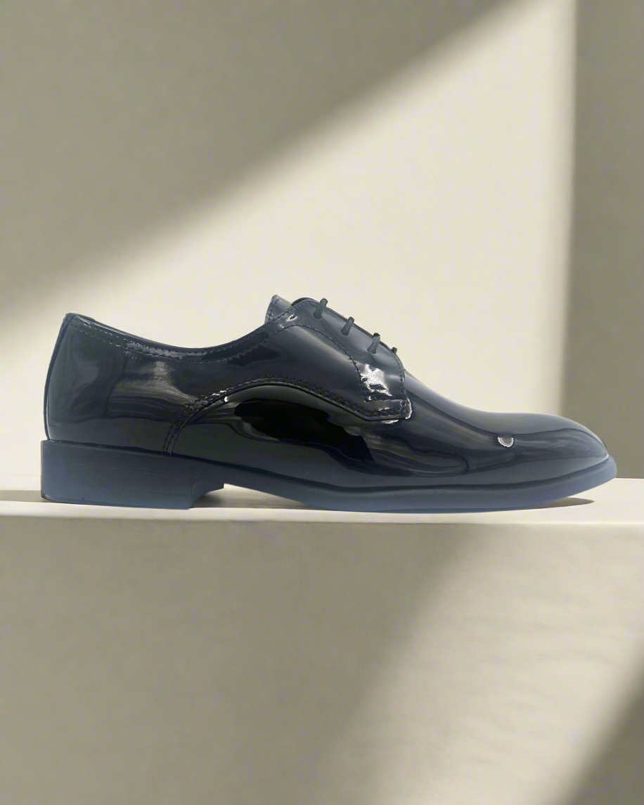 SALE! 2H #6465 Black Shine Classic Shoes