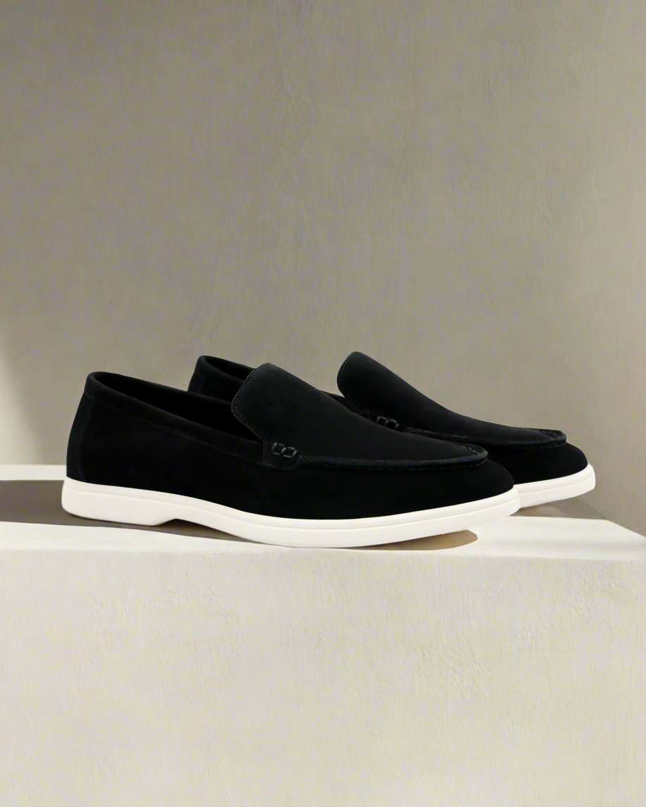 2H #2512 1035 1312 Genuine Leather Black Casual shoes