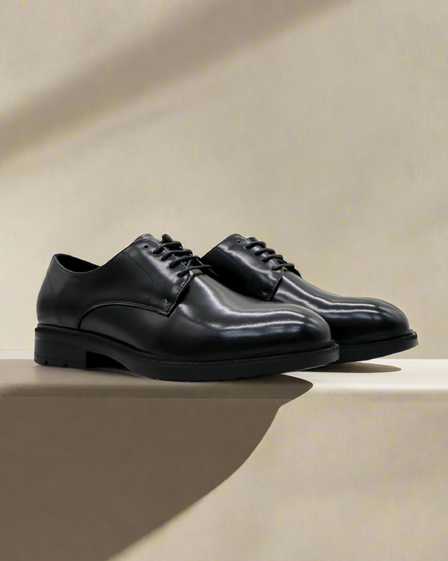 2H #2102 6001 1354 Black Formal shoes