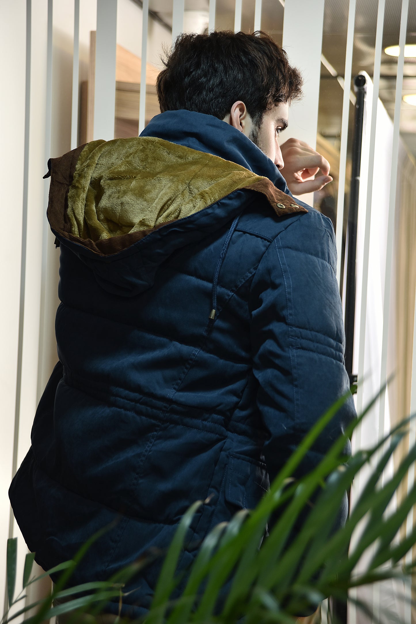 2H Navy Casual Jacket