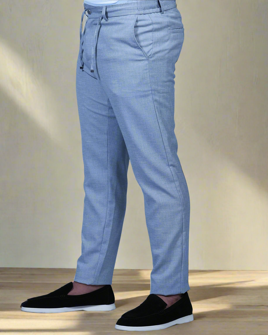 2H pant Linen’s Look,with rope