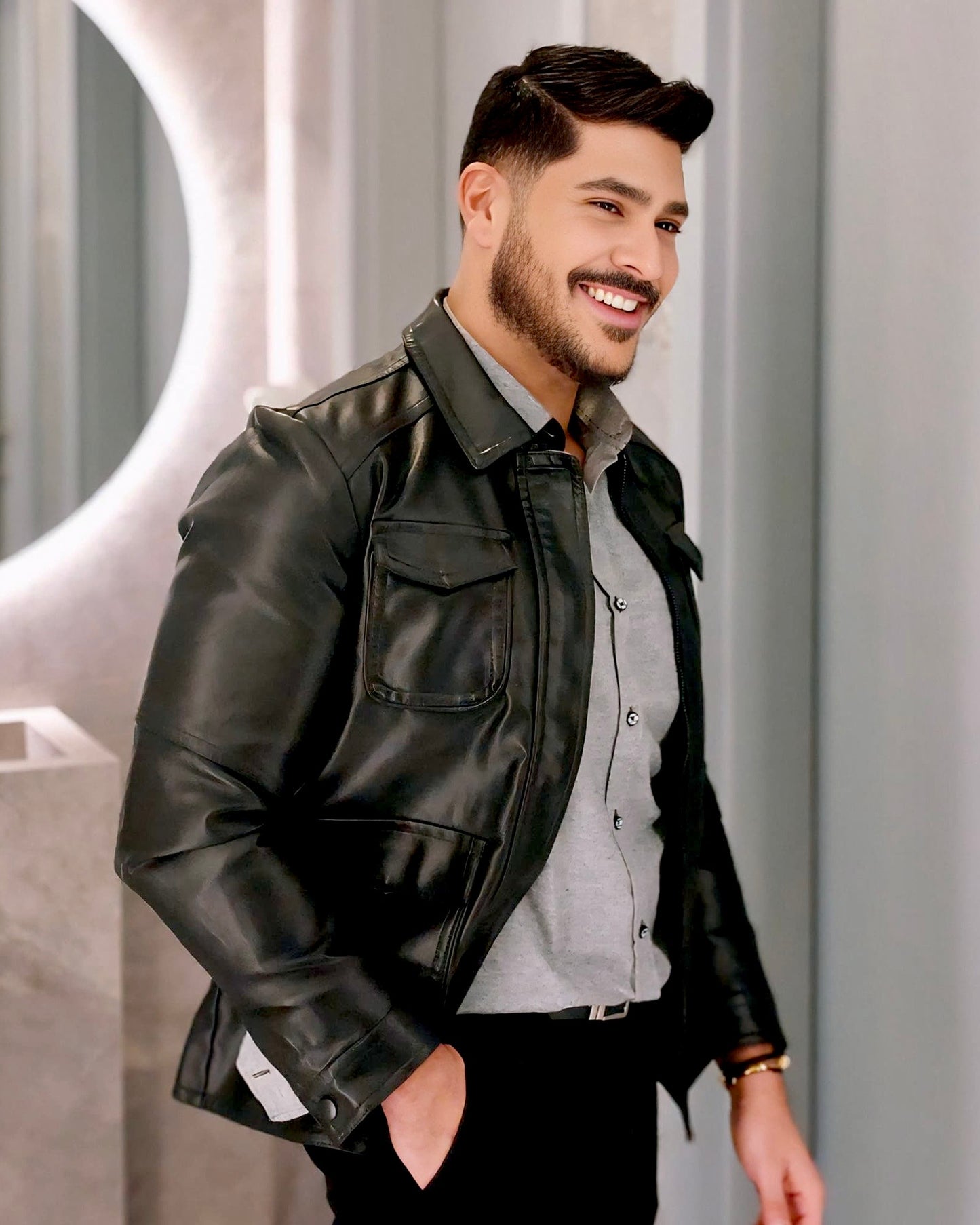SALE! 2H Leather Casual Jacket