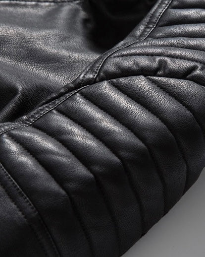 2H #801 Black Leather Jacket