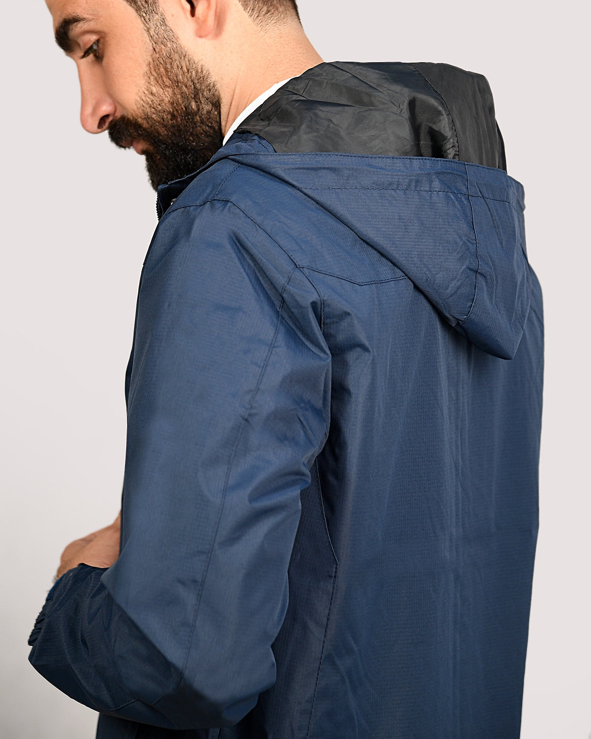 SALE! 2H Navy Hooded Lightweight Casual Jacket