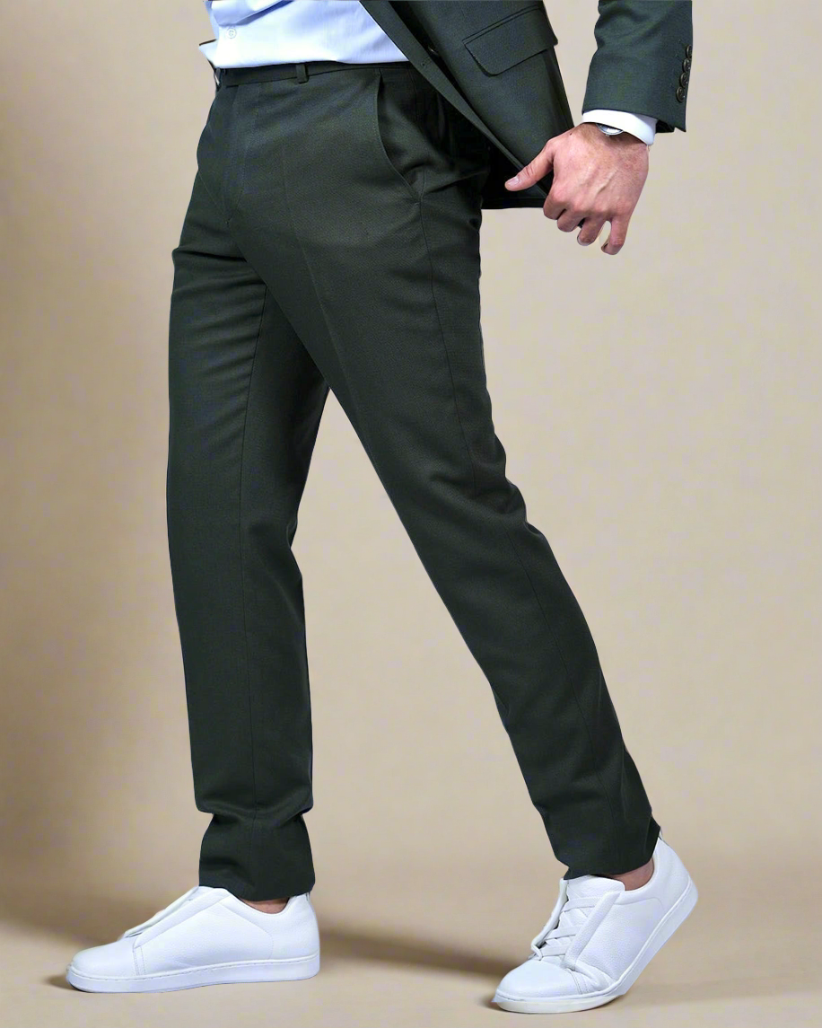 2H #160325-C3 Army Double breasted Suit