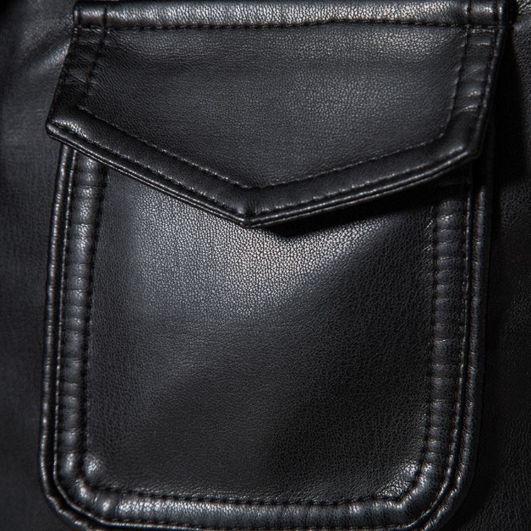 2H Leather Casual Jacket