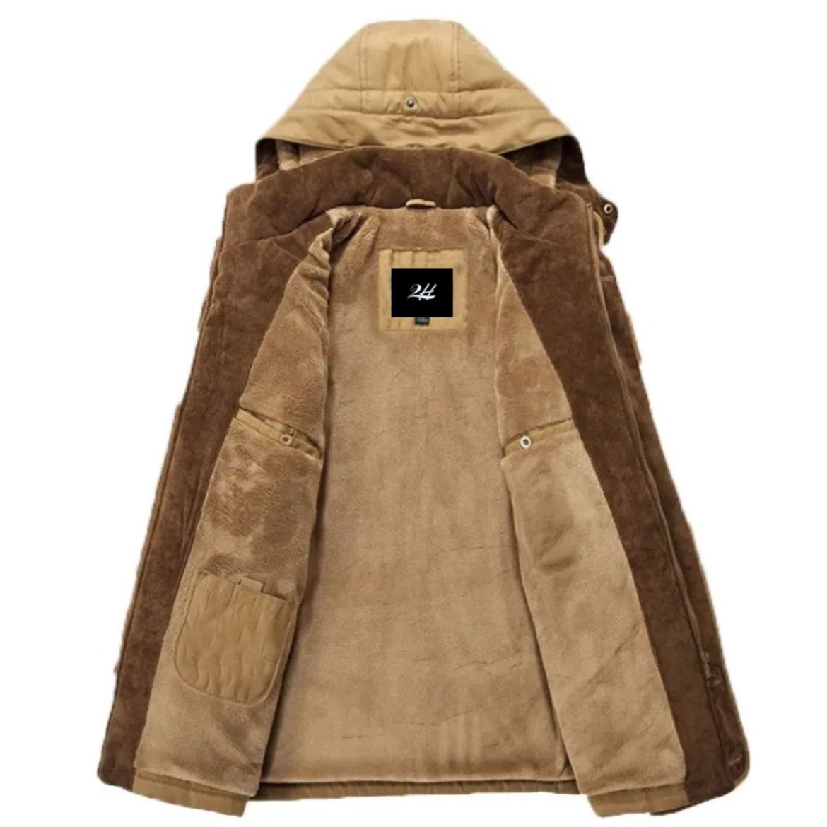 2H Beige Casual Jacket