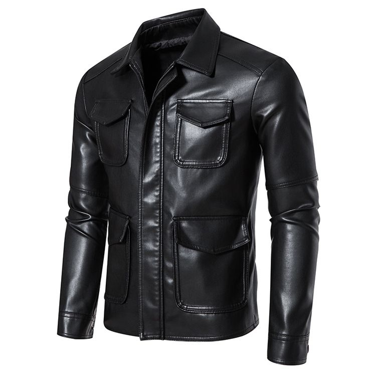 2H Leather Casual Jacket