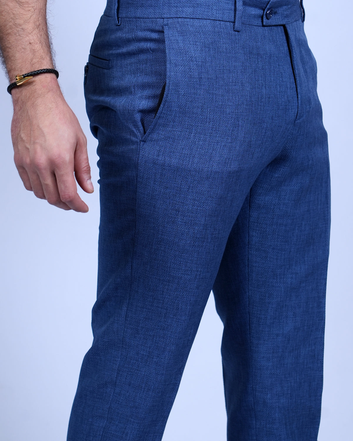 2H #2299 Petroleum Casual Embossed Suit