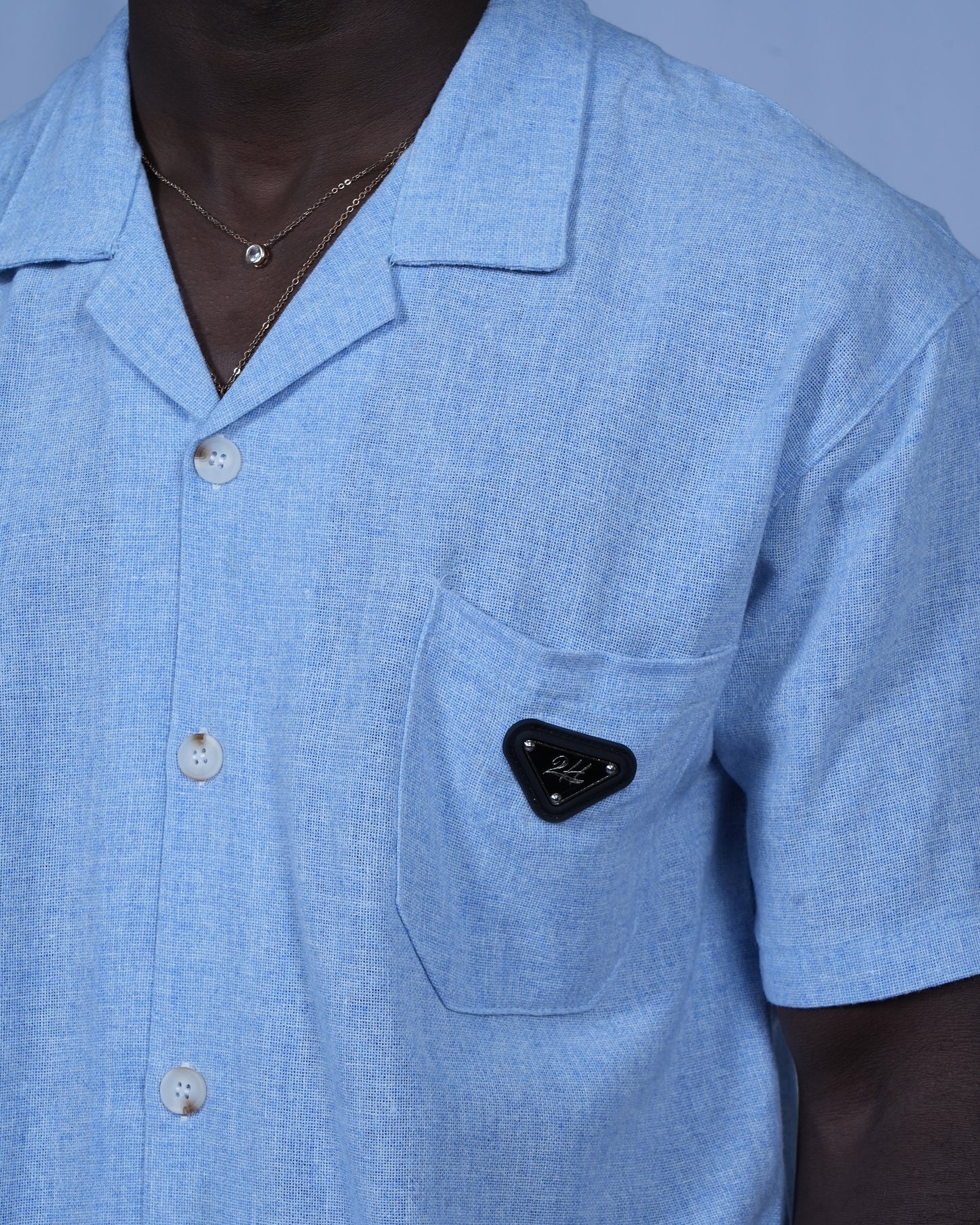 2H Short Linen Set