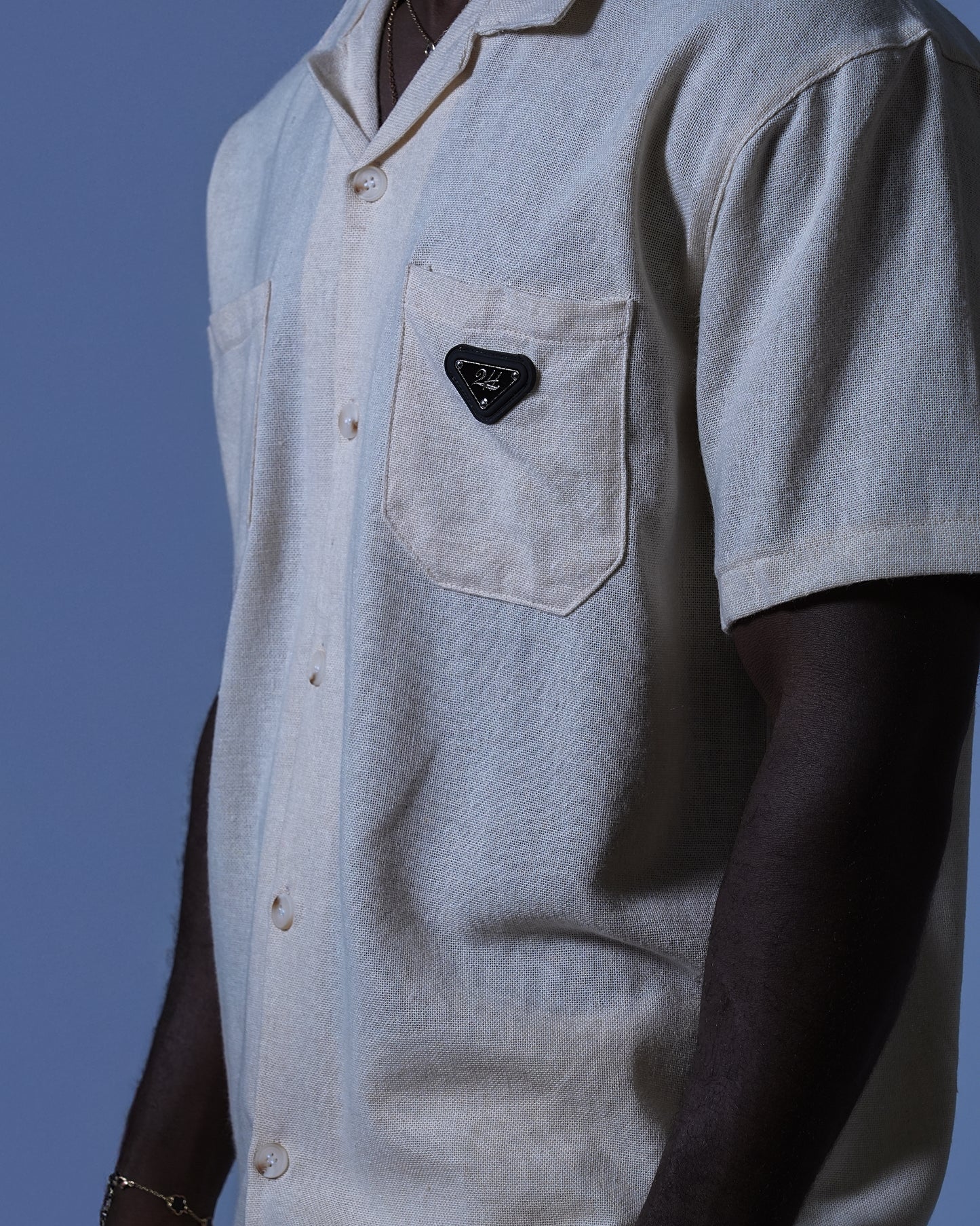 2H Short Linen Set