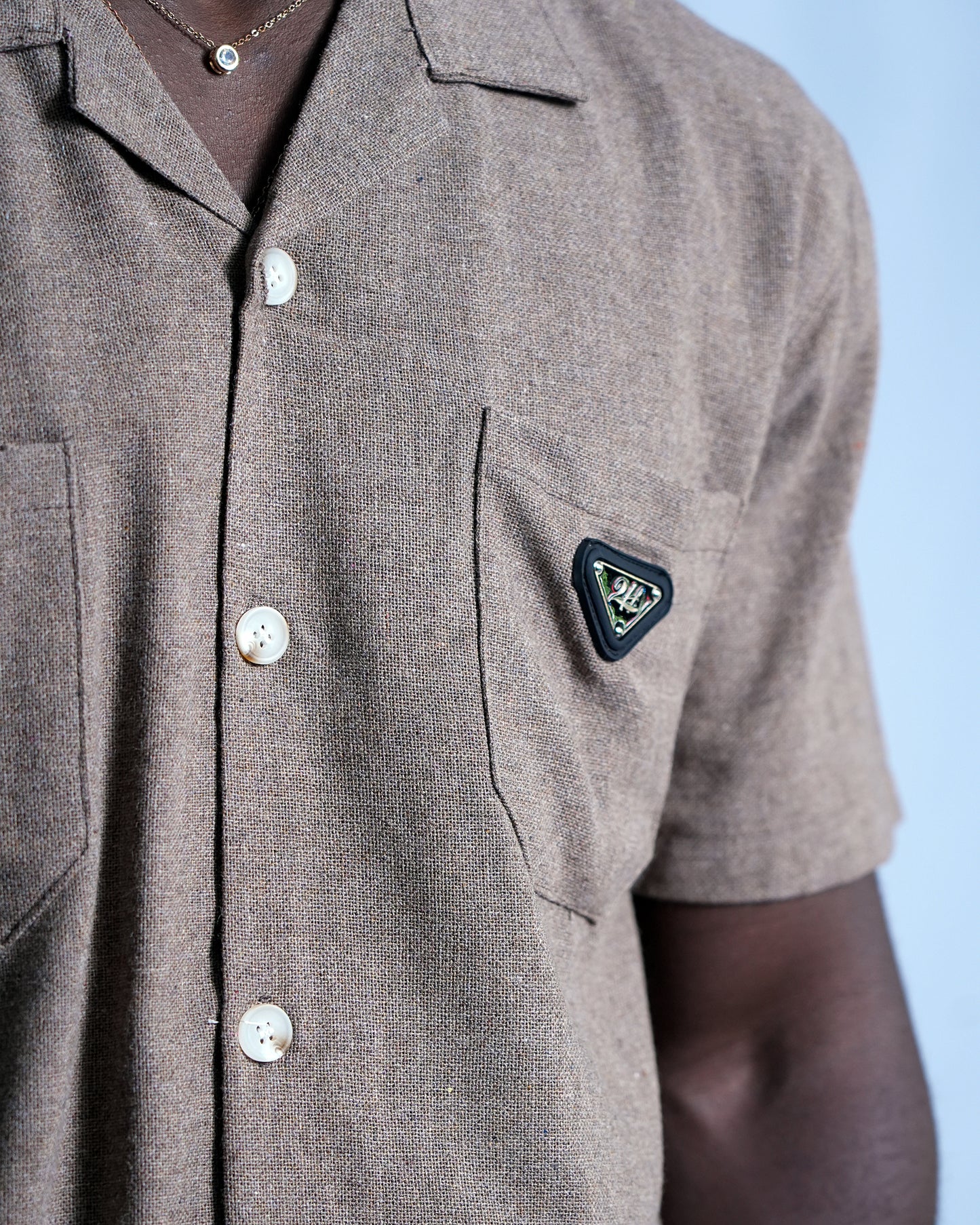 2H Short Linen Set