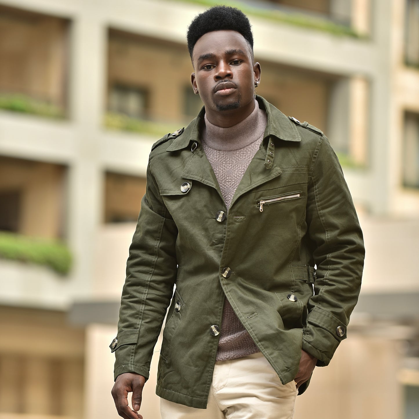 2H Army Winter Warm Casual Jacket