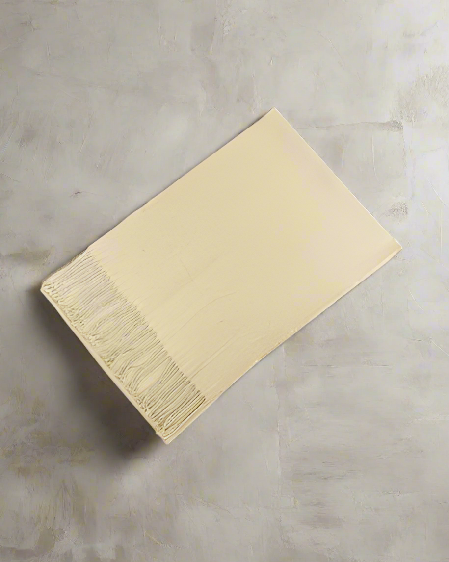 2H Plain Beige Scarf