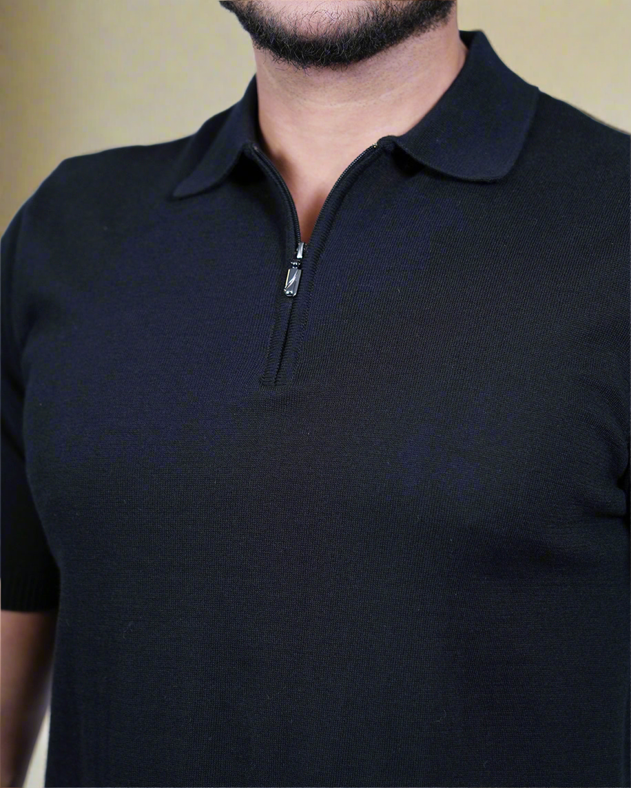 2H #20001-40 Polo Knitted T-Shirt
