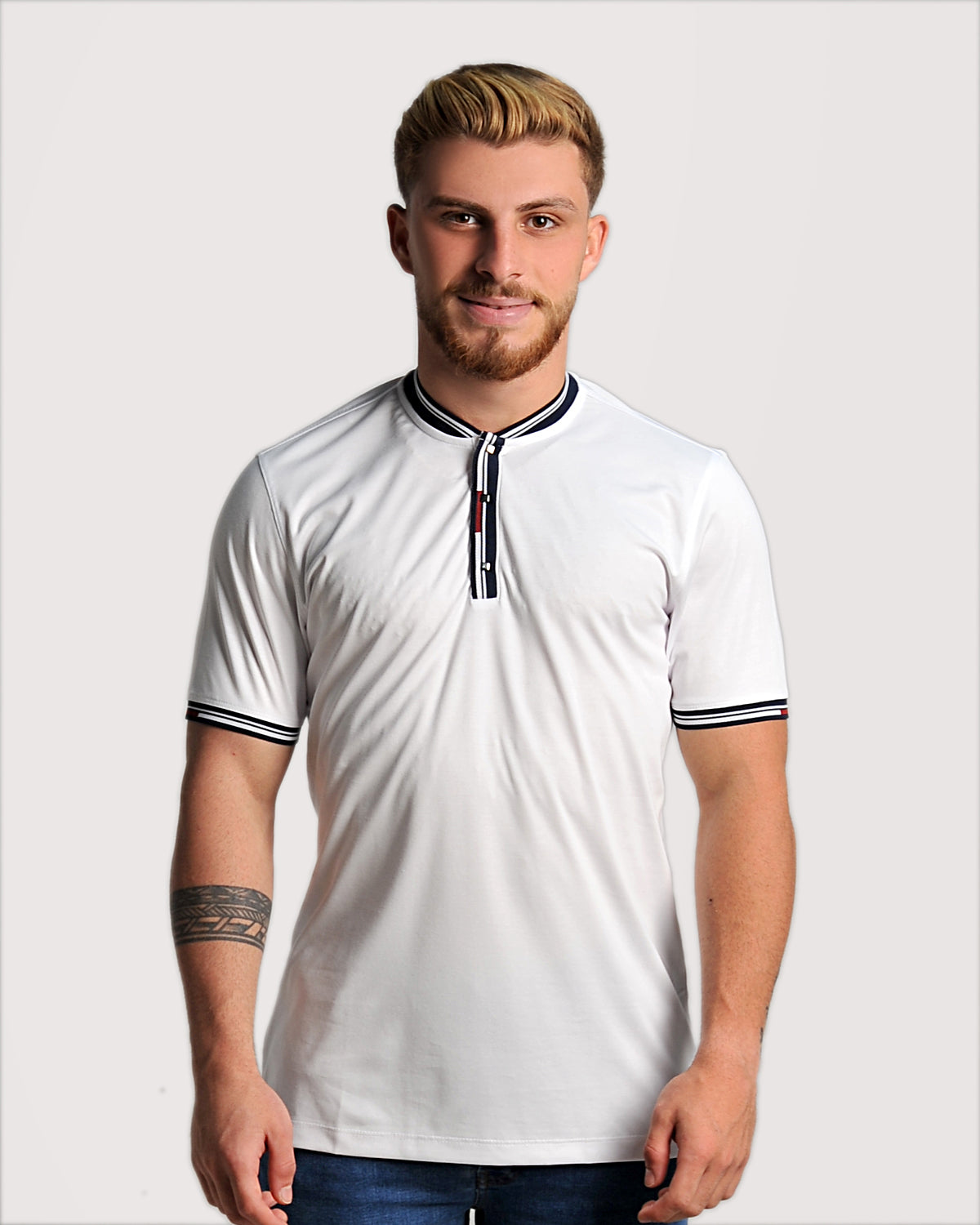 SALE! 2H #12585 White Mercerized Cotton T-Shirt