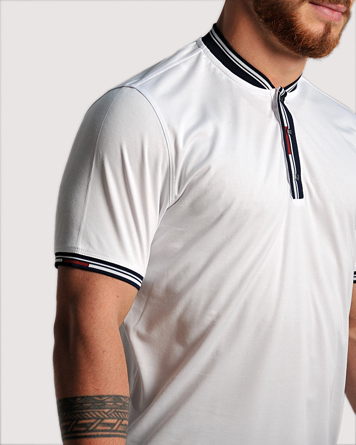 SALE! 2H #12585 White Mercerized Cotton T-Shirt