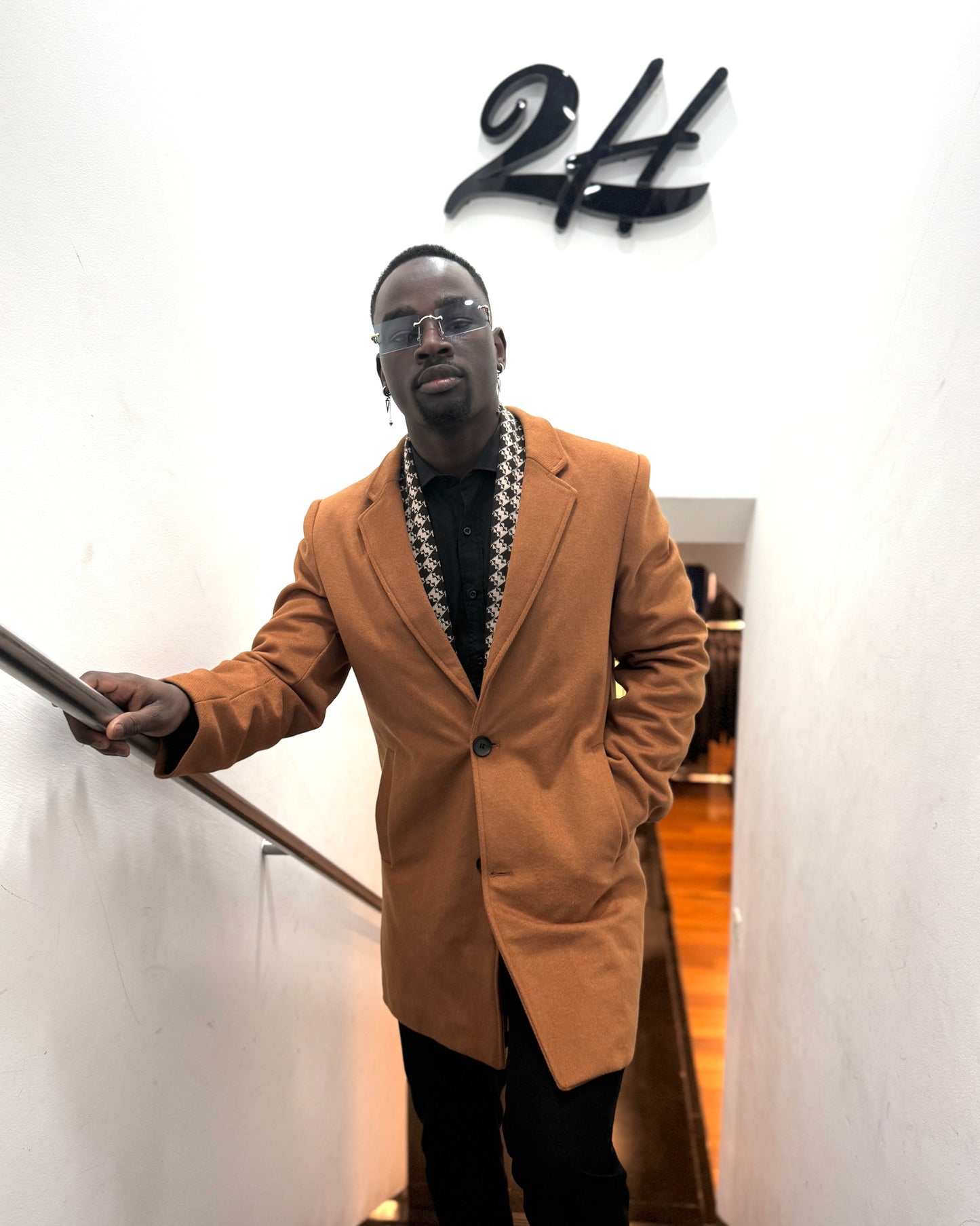 2H Beige Coat Jacket