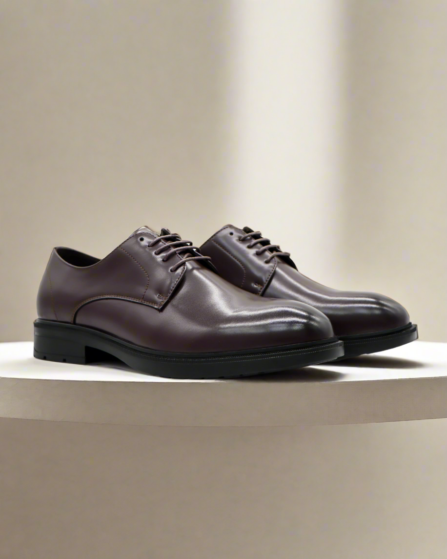2H #2102 6001 1354 Coffee Formal shoes