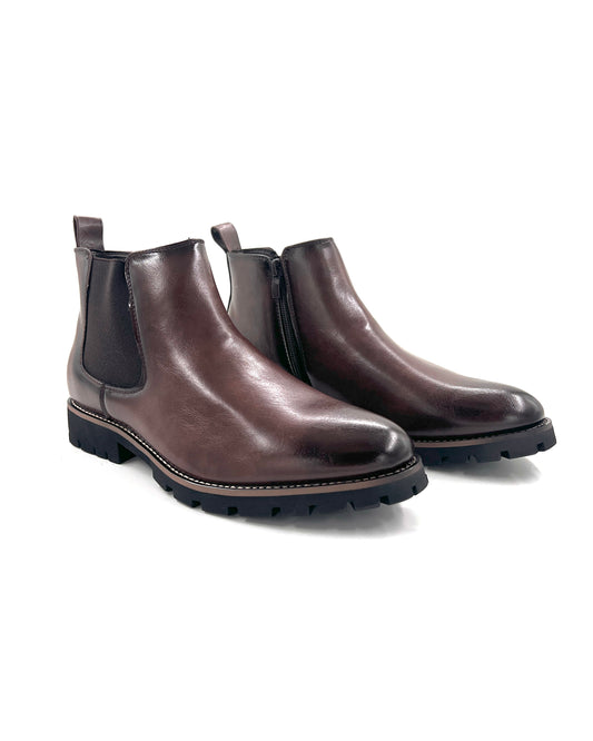 SALE! 2H #A1723 Coffee Chelsea Boot