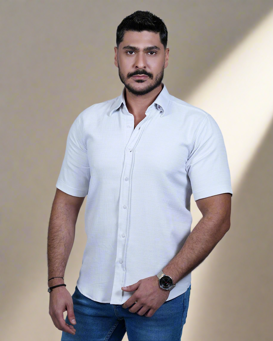 2H Short Sleeve Linen Shirt