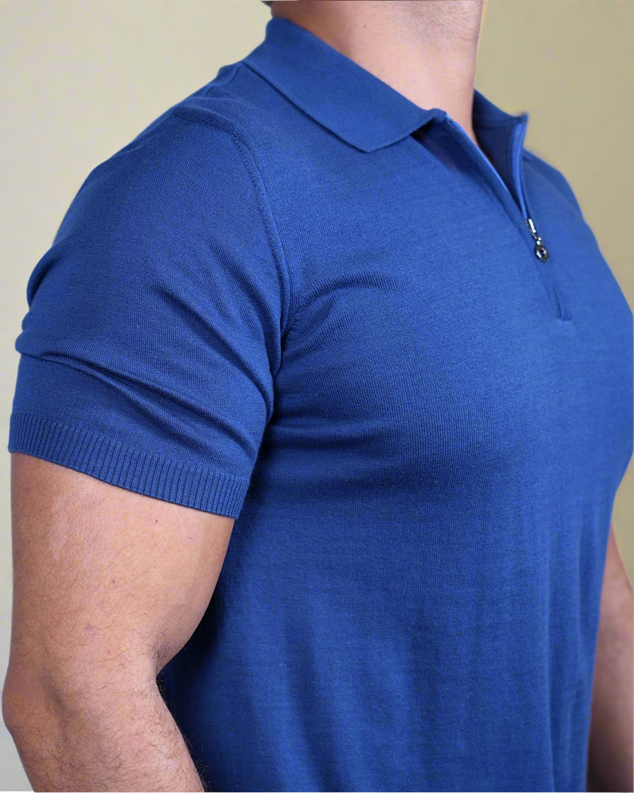 2H #20001-40 Polo Knitted T-Shirt