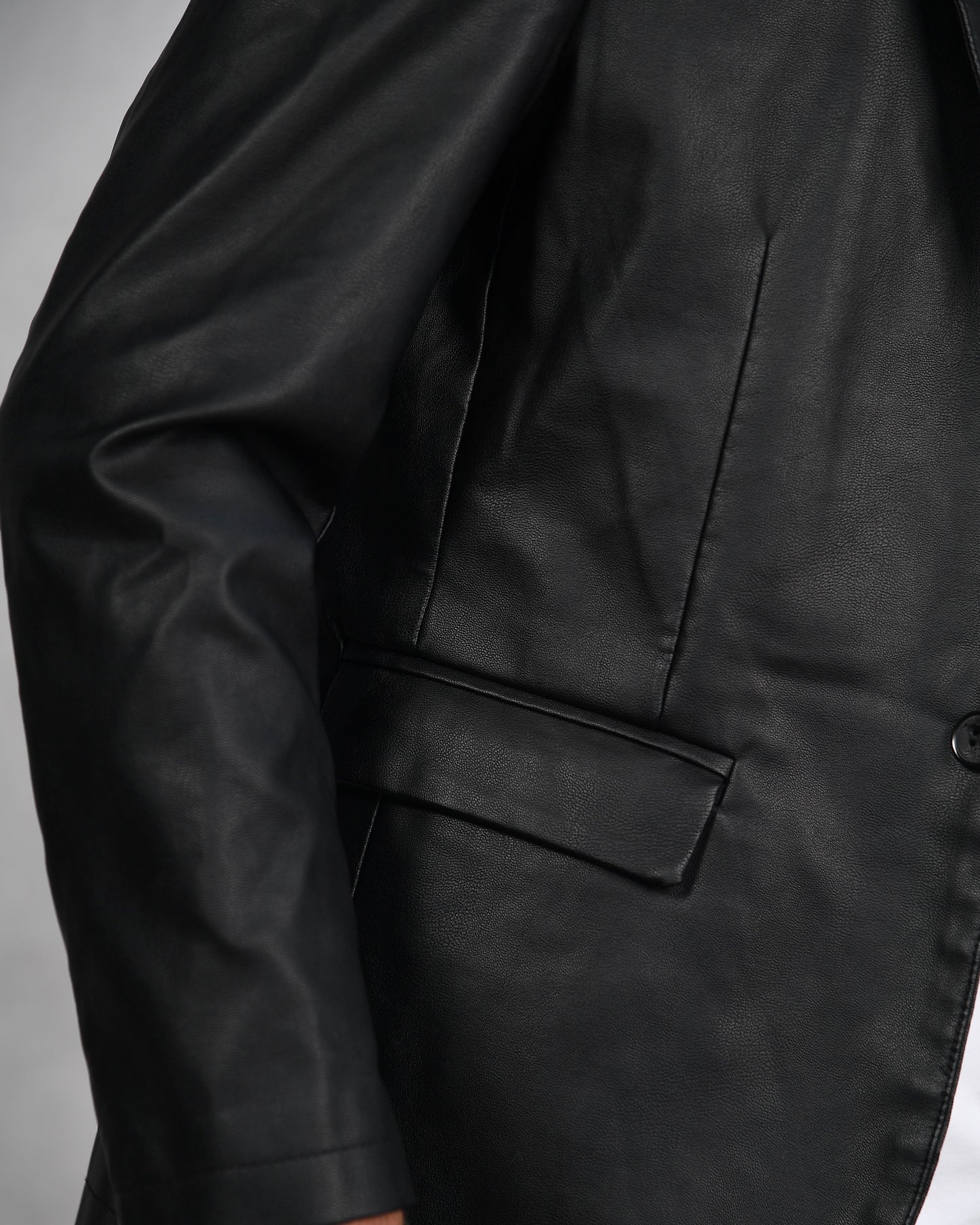 SALE! 2H #611 Black Leather Casual Jacket