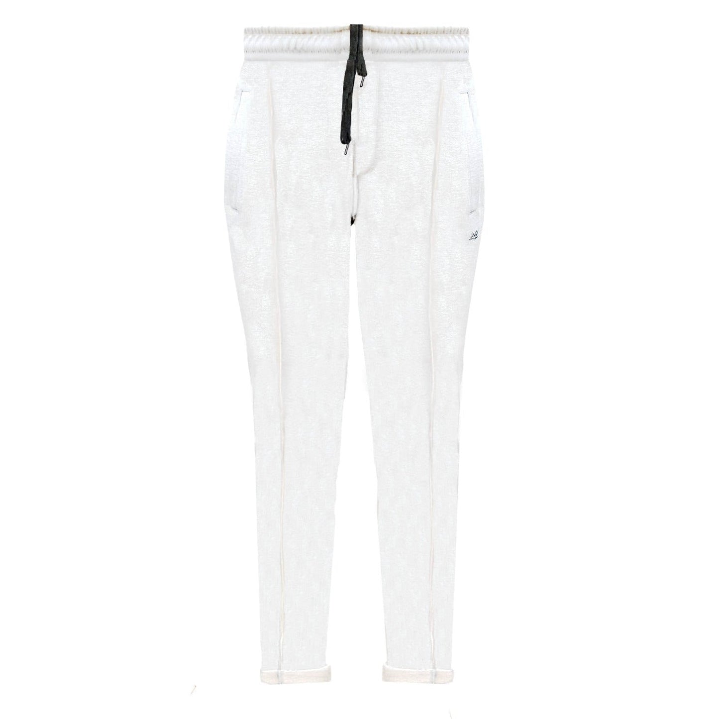 2H #8008 White Fleece Sweatpant