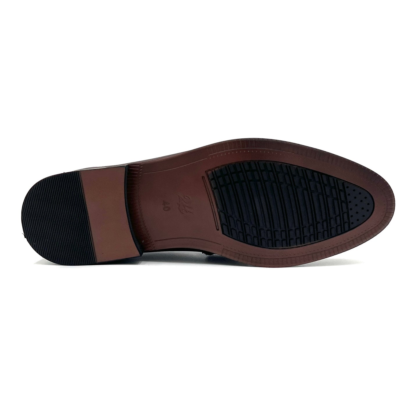 2H #D348-10-810 Brown Classic Shoes Genuine Leather