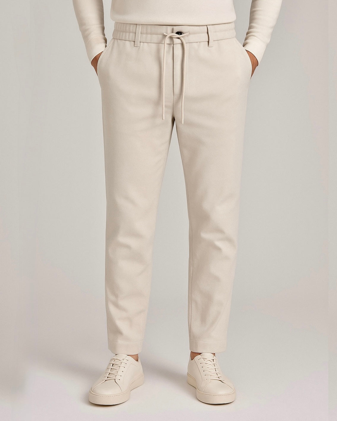 2H Casual Embossed Pant with rope