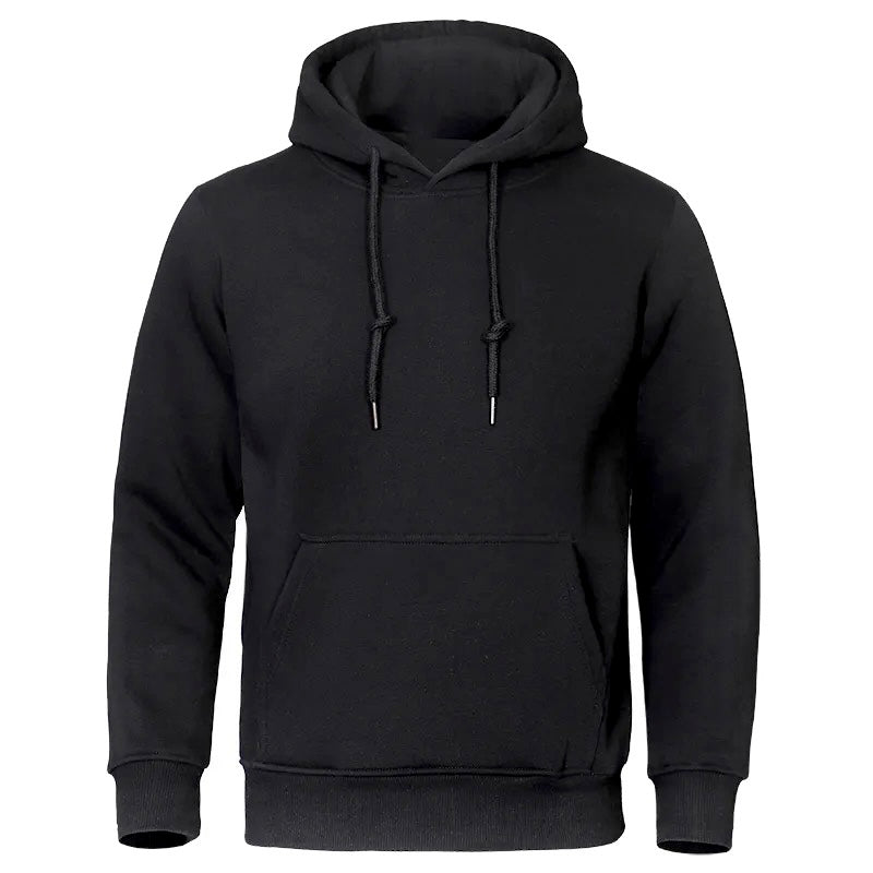 2H #Black White Men Sweater Cotton Hoodie